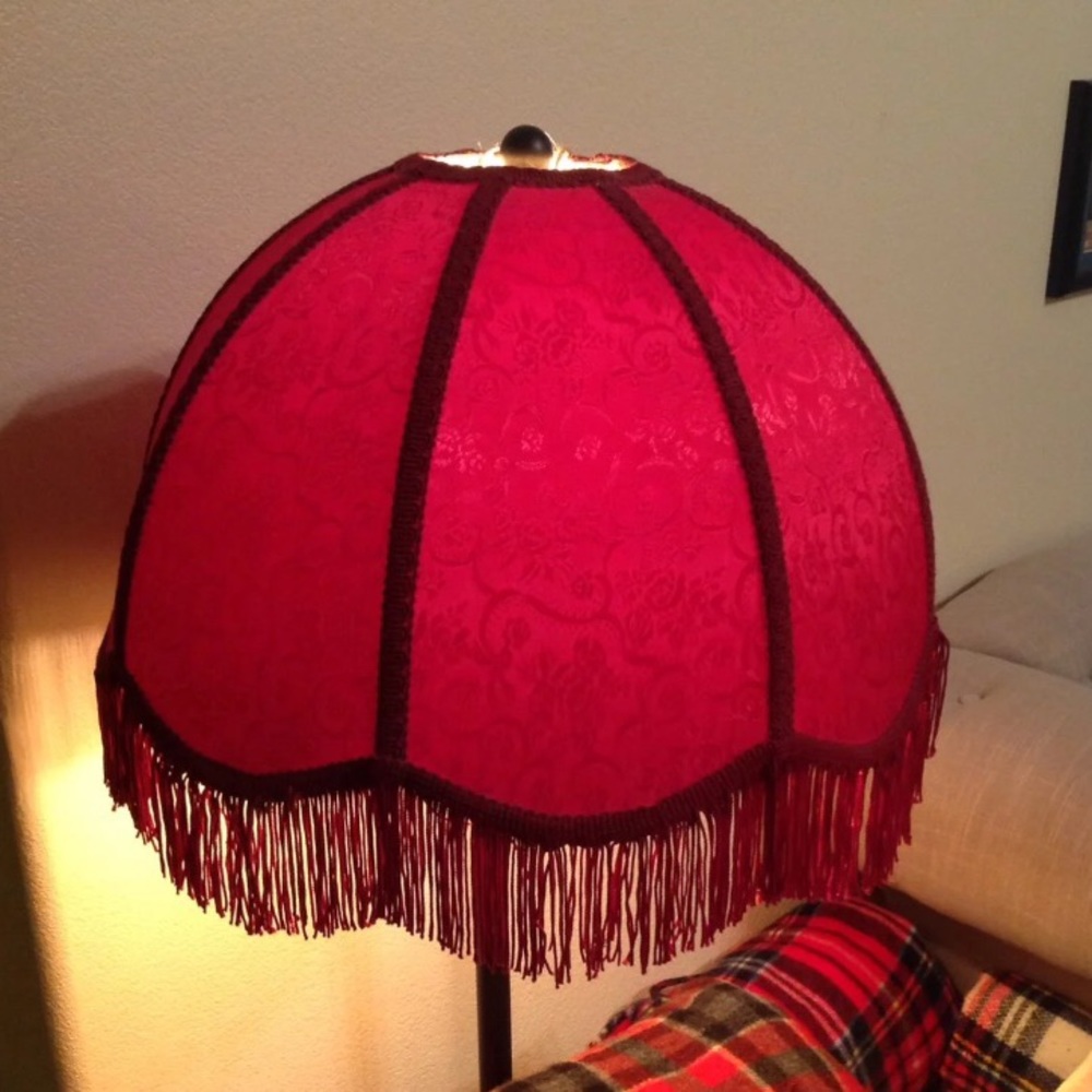 Extra large vintage lampshade